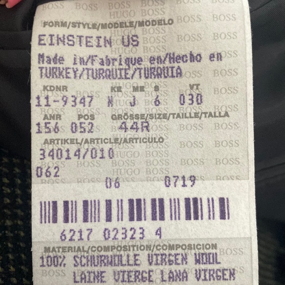 Hugo Boss 100% Pure Wool Jacket - Picture 11 of 12